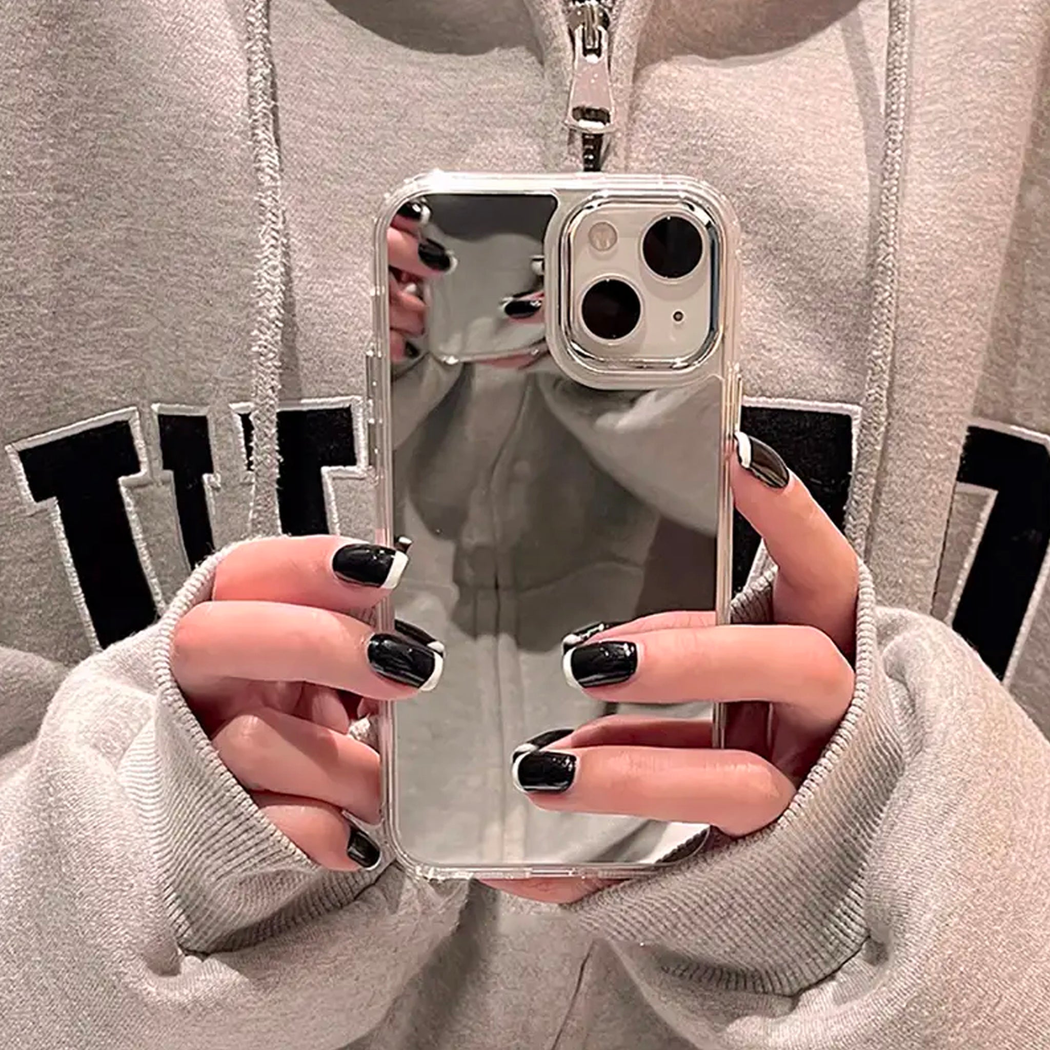 Custodia Per Telefono A Specchio Per Iphone 14 Pro Max Custodie Per Iphone 12 11 13 15 16 Pro Max XR XS Max 12Pro Max Placcatura In TPU Cover Antiurto