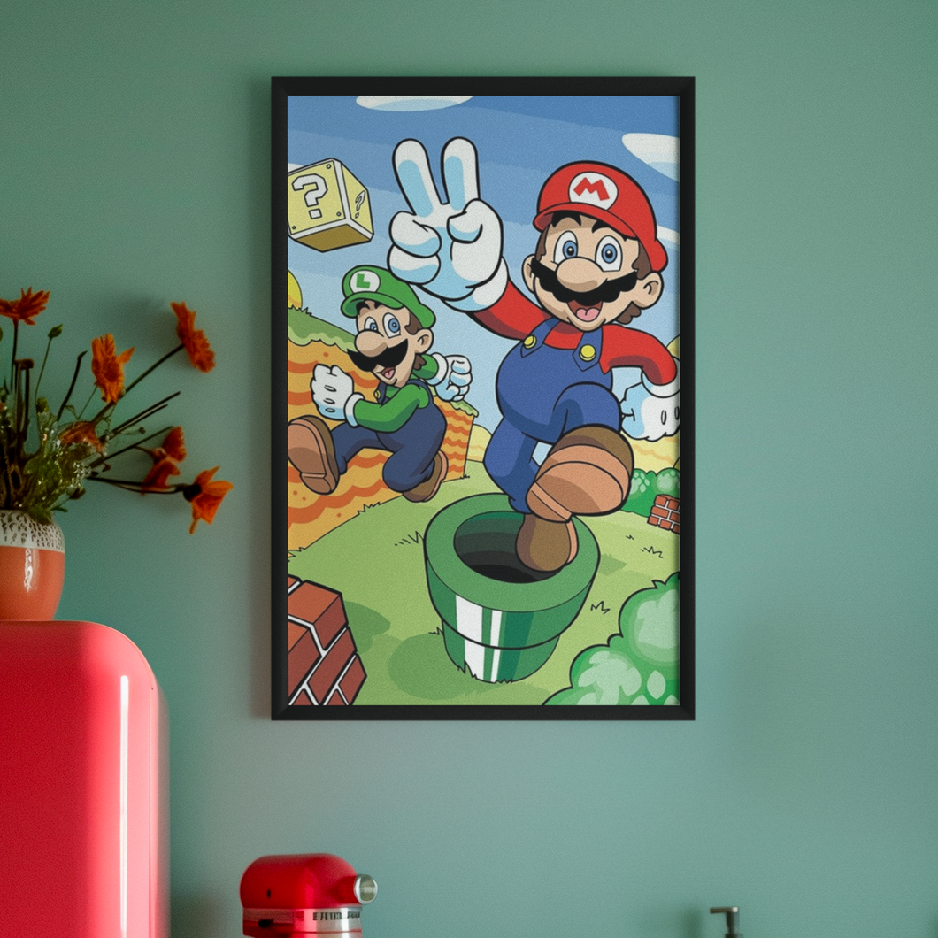 Quadro Poster Mario Game