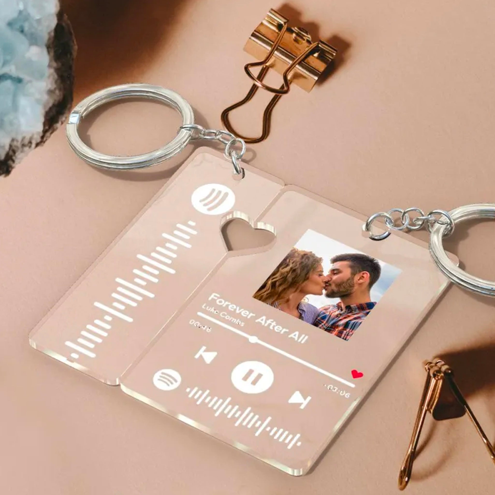 Portachiavi Spotify Personalizzato Con Codice - Advanxe Print Shop