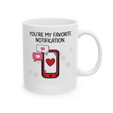 Carica l&#39;immagine nel visualizzatore di Gallery, Tazza &quot;Notification&quot; personalizzabile
