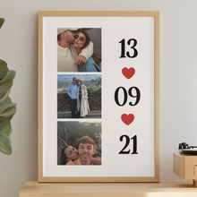 Carica l'immagine nel visualizzatore di Gallery, Quadro in legno "Il nostro amore"20x30 personalizzabile
