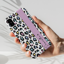 Carica l&#39;immagine nel visualizzatore di Gallery, Cover protection &quot;Leopard&quot; con nome  personalizzabile
