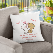 Carica l'immagine nel visualizzatore di Gallery, Cuscino "COCCOLE" personalizzabile
