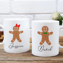 Carica l&#39;immagine nel visualizzatore di Gallery, Coppia di Tazze &quot;Ginger bread&quot; personalizzabile
