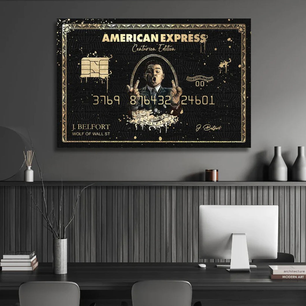 Tela in canvas American Express