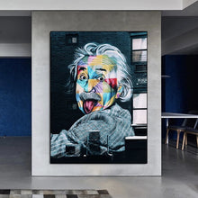 Carica l&#39;immagine nel visualizzatore di Gallery, Tela in canvas Albert Einstein
