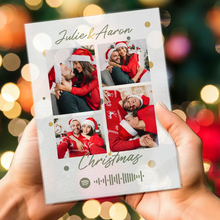 Carica l&#39;immagine nel visualizzatore di Gallery, Targa &quot;Merry Christmas&quot; con codice spotify 10x15cm personalizzabile
