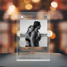 Carica l&#39;immagine nel visualizzatore di Gallery, Targa Instagram personalizzabile 15cm x 20cm
