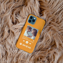 Carica l&#39;immagine nel visualizzatore di Gallery, Cover arancione con codice spotify e foto personalizzabile
